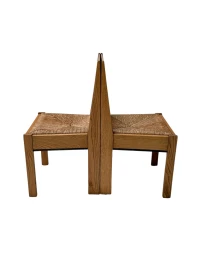 Set of Four Art Deco Modernist Dining Chairs by J.A. Muntendam, 1920s